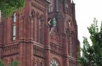 Smithsonian Castle, em Washington DC, capital dos Estados Unidos